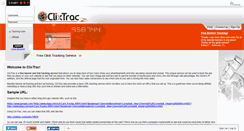 Desktop Screenshot of clixtrac.com